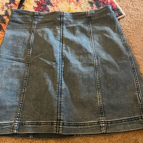 Free people denim skirt 12 - Picture 5 of 8